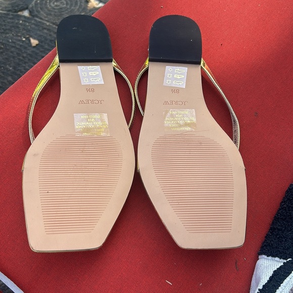 J Crew Capri Thong Sandals in Metallic leather - Picture 4 of 7